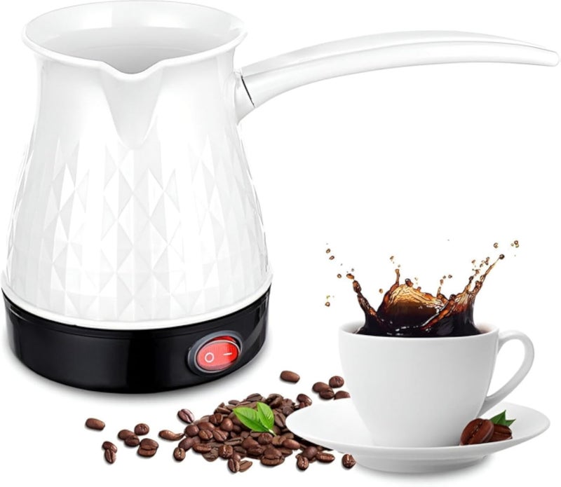 Induction Espresso Maker - 500ml Turkish Coffee Pot, Perfect for Home, Office, and Travel, Stylish Stainless Steel Design